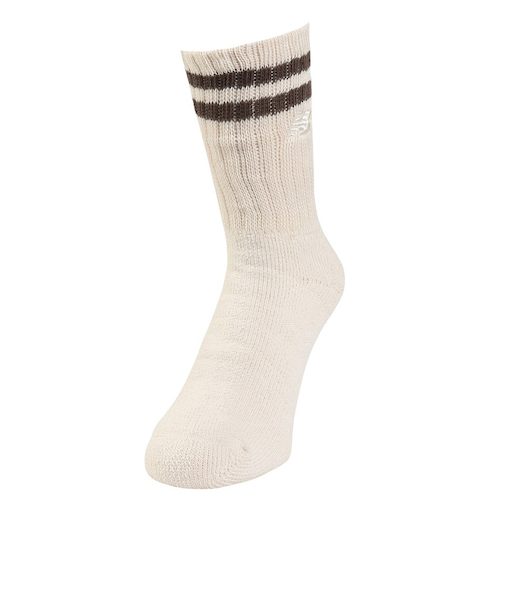 ニューバランス（new balance）靴下 コンフォートラインミッドソックス ベージュ 23.0-27.0cm LAS45724LIN ソックス ミッドクル…