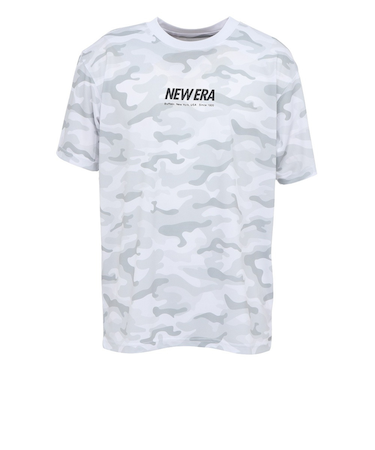 ニューエラ（NEW ERA）テック 半袖Tシャツ ワードマークロゴ ウッドランドカモ 14666298