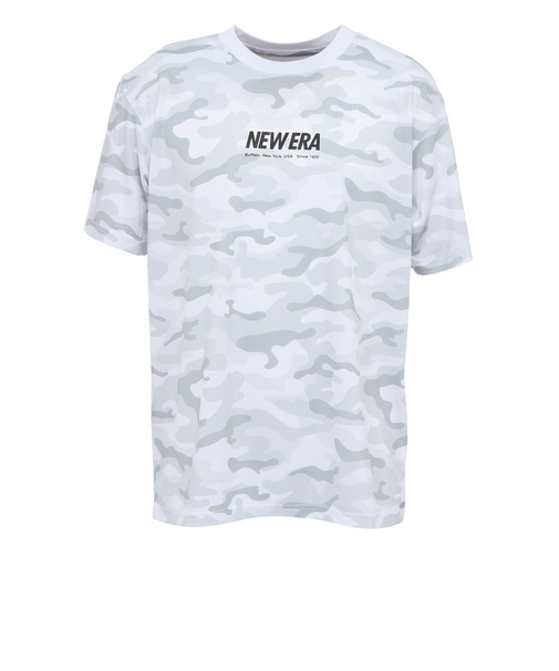 ニューエラ（NEW ERA）テック 半袖Tシャツ ワードマークロゴ ウッドランドカモ 14666298