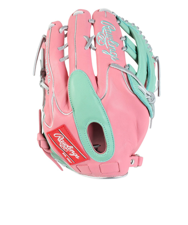 ローリングス（Rawlings）軟式用グラブ 外野手用 野球グローブ 一般 HOH MLB カラー SYNC GR5HMY795FW-PK/MINT