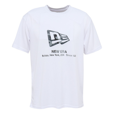 ニューエラ（NEW ERA）テック 半袖Tシャツ フラッグロゴ ウッドランドカモ 14666295
