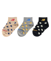 ニューバランス（new balance）靴下 ボーイズ 3Pソックス 13-19cm LAS55648AS2 子供 ソックス 3足セット