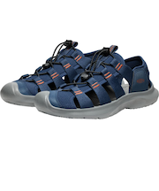 キーン（KEEN）ストラップサンダル シーニック エイチツー ネイビー 1030761 レジャー アウトドア 軽量 フィット感 水陸両用 耐久性 防水性 快適