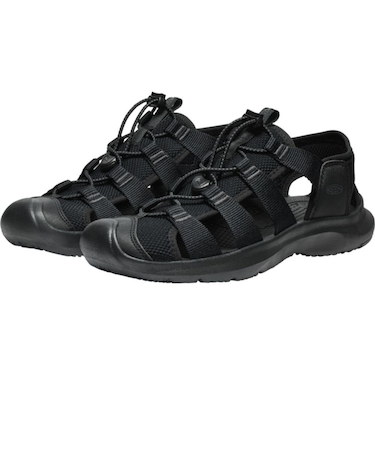 キーン（KEEN）ストラップサンダル シーニック エイチツー ブラック 1030389 レジャー アウトドア 軽量 フィット感 水陸両用 旅行 快適 速乾性