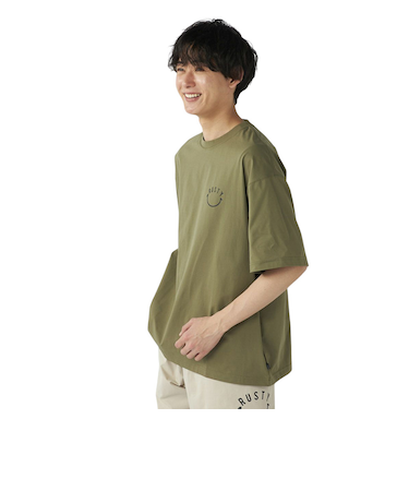 ラスティ（RUSTY）水陸両用 ペアテックス バッグニコちゃんロゴ 半袖 UV Tシャツ 914473KHA