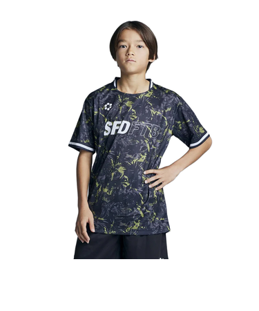 スフィーダ（SFIDA）サッカー フットサルウェア ジュニア ZONE昇華プラクティスシャツ1 JR SA-25111JR BLK
