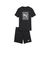 プーマ（PUMA）ボーイズ ESS ロゴ ラブ HOG 半袖 Tシャツ & ショーツ セット 687887 01 BLK