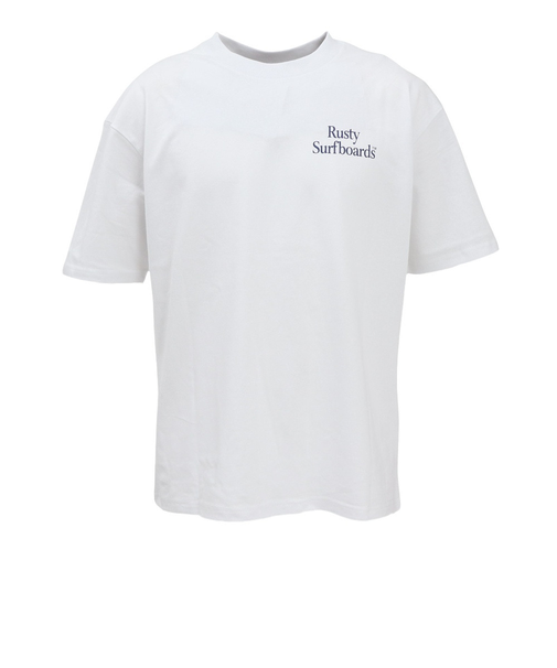 ラスティ（RUSTY）フロント ワンポイント半袖Tシャツ 915503WT