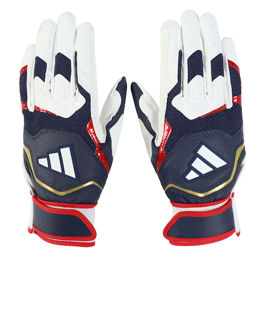 アディダス（adidas）バッティング用グローブ 野球 バッティンググラブ BASIC LBG404-1129