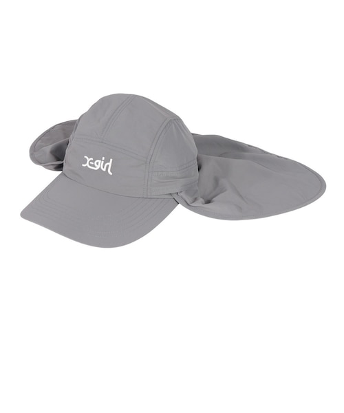 エックスガール（X-gir）帽子 サンガード キャップ グレー