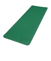 リーボック（REEBOK）ヨガマット Fitness 4mm 緑 176×61cm RAYG-11020DG トレーニングマット ヨガ ストレッチ エクササイ…