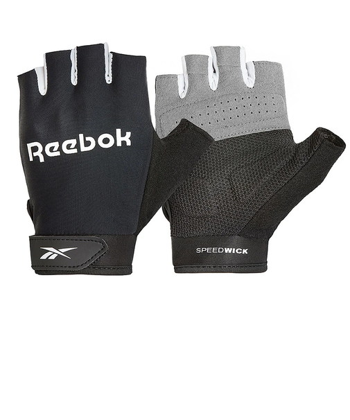 リーボック（REEBOK）グローブ Fitness フィットネスグローブ Mサイズ 黒 18-19cm RAGB-14514 トレーニンググローブ 滑り止め