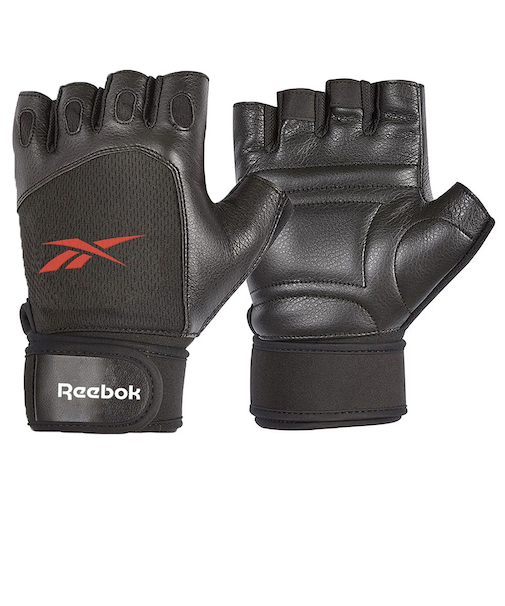 リーボック(REEBOK)グローブ Fitness リフティンググローブ Lサイズ 黒 19-20cm RAGB-15615 トレーニンググローブ 滑り止め