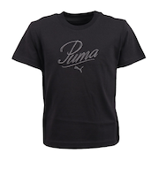 プーマ(PUMA)ジュニア ESS SCRIPT Tシャツ 687892 01 BLK