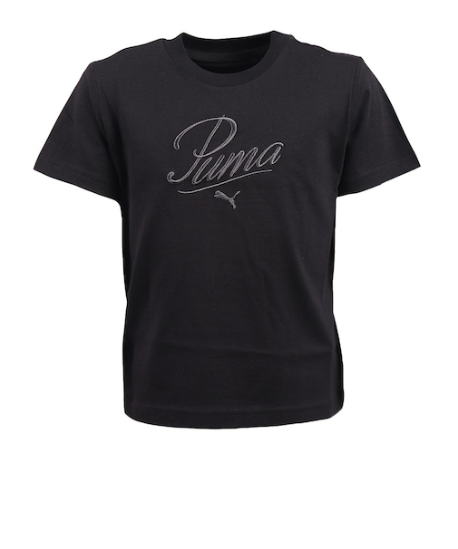 プーマ(PUMA)ジュニア ESS SCRIPT Tシャツ 687892 01 BLK