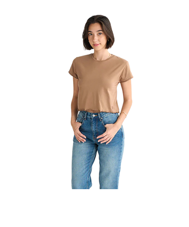 ロキシー（ROXY）SWEET HONEY BUN Tシャツ 25SPRST251076BRN