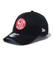 ニューエラ（NEW ERA）帽子 キャップ 9FORTY アトランタ・ホークス チームカラー 黒 14527271 運動 スポーツ サイズ調整 おしゃれ