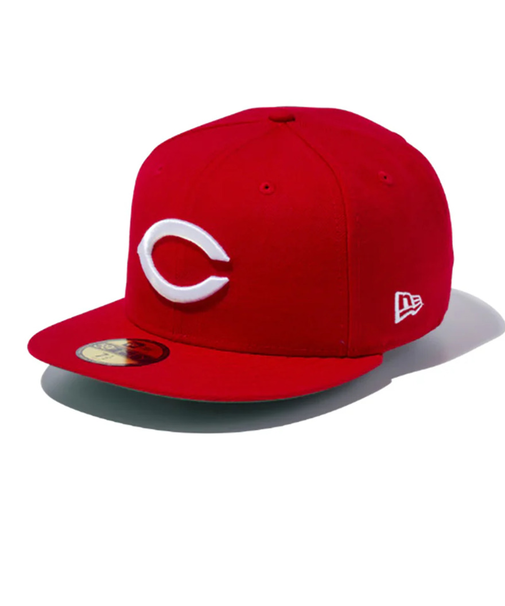 ニューエラ（NEW ERA）帽子 キャップ 59FIFTY NPBクラシック 広島東洋カープ Cロゴ スカーレット×ホワイト S-Lサイズ 14525182 …