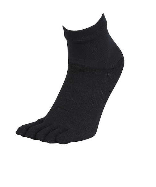シースリーフィット（C3fit）ペーパーファイバー5本指ショートソックス GC25103 BK