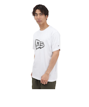 ニューエラ（NEW ERA）コットン 半袖Tシャツ Floral Paisley フラッグロゴ 14410106