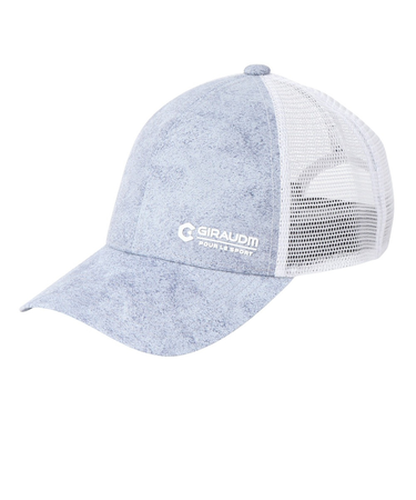 帽子 サンドパターン メッシュキャップ グレー CP5S0002-WA897-GRST GRY 吸汗速乾 リフレクター 接触冷感 通気性 シンプル