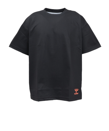 ヒュンメル（hummel）スポーツウェア コットンライク Tシャツ ユニセックス ブラック XB UVカット HAPB4095XB-90