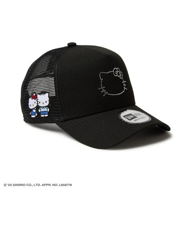 ニューエラ（NEW ERA）9FORTY A-Frame トラッカー HELLO KITTY ラインストーン キャップ 14348620