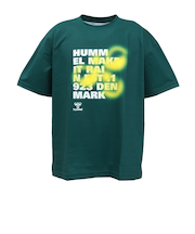 ヒュンメル（hummel）スポーツウェア コットンライク Tシャツ ユニセックス グリーン UVカット XB HAPB4094XB-563