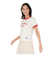 ラッセル（RUSSELL）30/ アーチロゴリンガー 半袖Tシャツ RBL25S1001 IVR