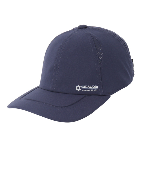 帽子 ベンチレーション キャップ 紺 CP5S0004-WA897-GRST NVY 吸汗速乾 リフレクター 接触冷感 シンプル カジュアル 通気性