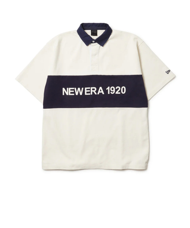 ニューエラ（NEW ERA）半袖 オーバーサイズド ラグビーシャツ NEW ERA 1920 14410040