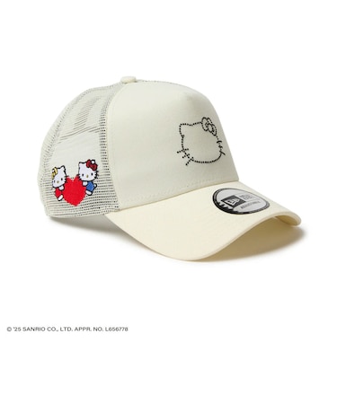 ニューエラ（NEW ERA）9FORTY A-Frame トラッカー HELLO KITTY ラインストーン キャップ 14348619