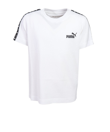 プーマ（PUMA）ジュニア ESS TAPE Tシャツ 687801 02 WHT
