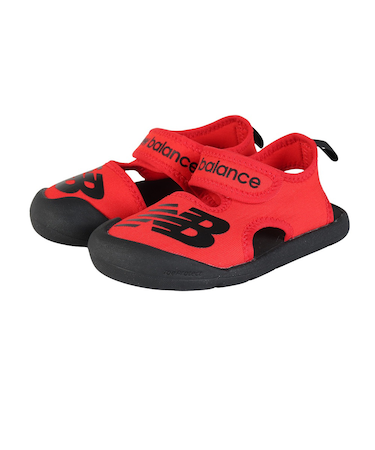 ニューバランス(new balance)スポーツサンダル ジュニア ストラップサンダル レッド CRSR Sandal SYCRSRD1 M シャワーサンダル…