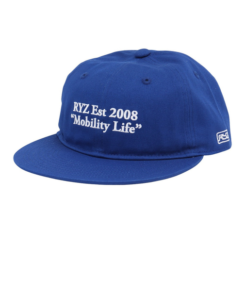 ライズ(RYZ)帽子 モビライロゴBBキャップ 青 RZ20ST25SS0047 BLU ファッション おしゃれ スト系 カジュアル シンプル 外出 お出かけ