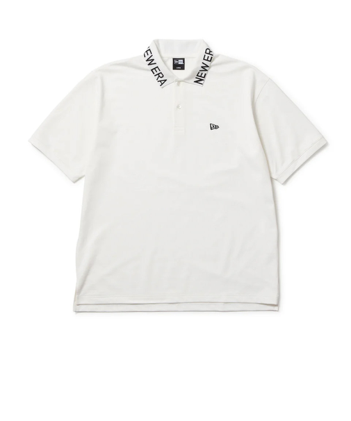 ニューエラ（NEW ERA）半袖 オーバーサイズド ポロシャツ Collar Logo 14410044