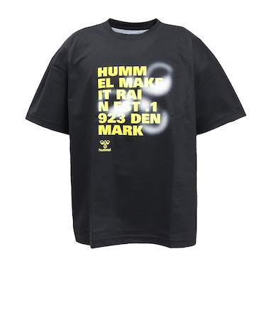 ヒュンメル（hummel）スポーツウェア コットンライク Tシャツ ユニセックス ブラック UVカット XB HAPB4094XB-90