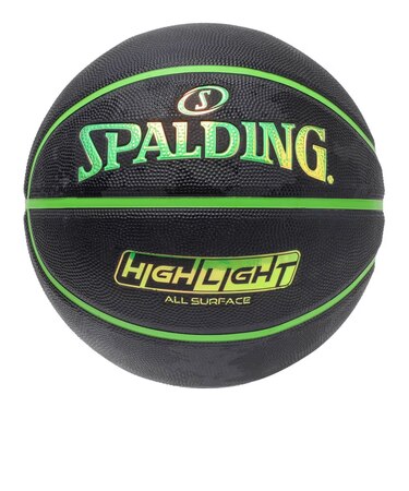 スポルディング（SPALDING）バスケットボール 7号球 ハイライト グリーン 85-151J