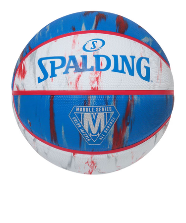 スポルディング（SPALDING）バスケットボール 5号球 マーブル レッド×ホワイト×ブルー 84-929J