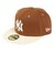 ニューエラ（NEW ERA）帽子 59FIFTY Pancakes ニューヨーク･ヤンキース ワインコークバイザー キャメル S-Lサイズ 14388834