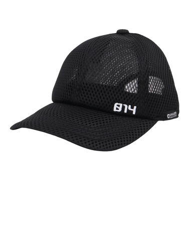 帽子 ジュニア ダブルラッセル キャップ CP5S0010-WA899-GRST BLK 吸汗速乾 リフレクター 接触冷感 通気性 シンプル カジュアル