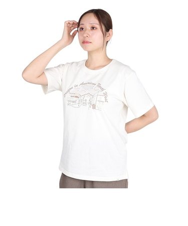 エルケクス（ELKEX）半袖Tシャツ EMBROIDERY ワイド EKL5S10041 OWHT