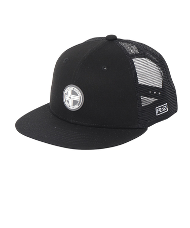 ライズ（RYZ）帽子 ワッペンBB メッシュキャップ 黒 RZ20ST25SS0043 BLK カジュアル ファッション おしゃれ スト系 お出かけ 旅行 デ…