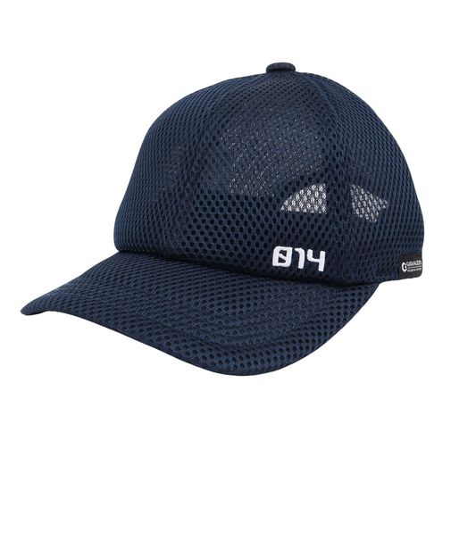 帽子 ジュニア ダブルラッセル キャップ 紺 CP5S0010-WA899-GRST NVY 吸汗速乾 リフレクター 接触冷感 通気性 シンプル