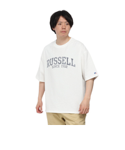 ラッセル（RUSSELL）アーチロゴ 半袖Tシャツ RBM25S0005 WHT