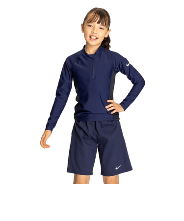 ナイキ（NIKE）水着 ジュニア 長袖ショーツセット 1991112-019