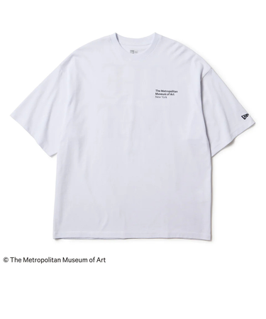 ニューエラ（NEW ERA）半袖 オーバーサイズド コットン Tシャツ The Met ホワイト 14457269