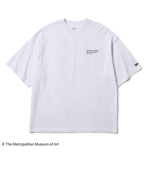 ニューエラ（NEW ERA）半袖 オーバーサイズド コットン Tシャツ The Met ホワイト 14457269