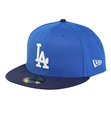 ニューエラ（NEW ERA）キャップ 59FIFTY ロサンゼルス・ドジャース スエットバンドブルーバイザー ライトネイビー 14460935