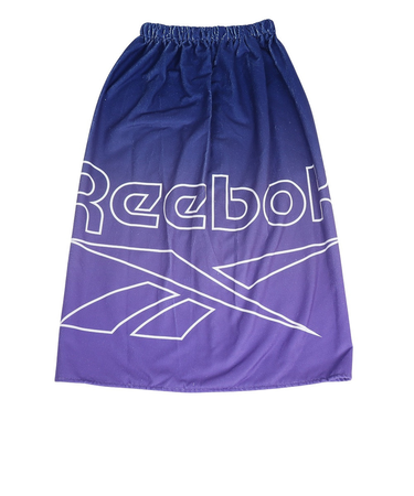 リーボック（REEBOK）タオル 水泳 PE80丈グラデ巻きタオル 紫 80センチ 125413-PPLK 乾燥性 マイクロファイバー 冷え防止 紫外線対策 …